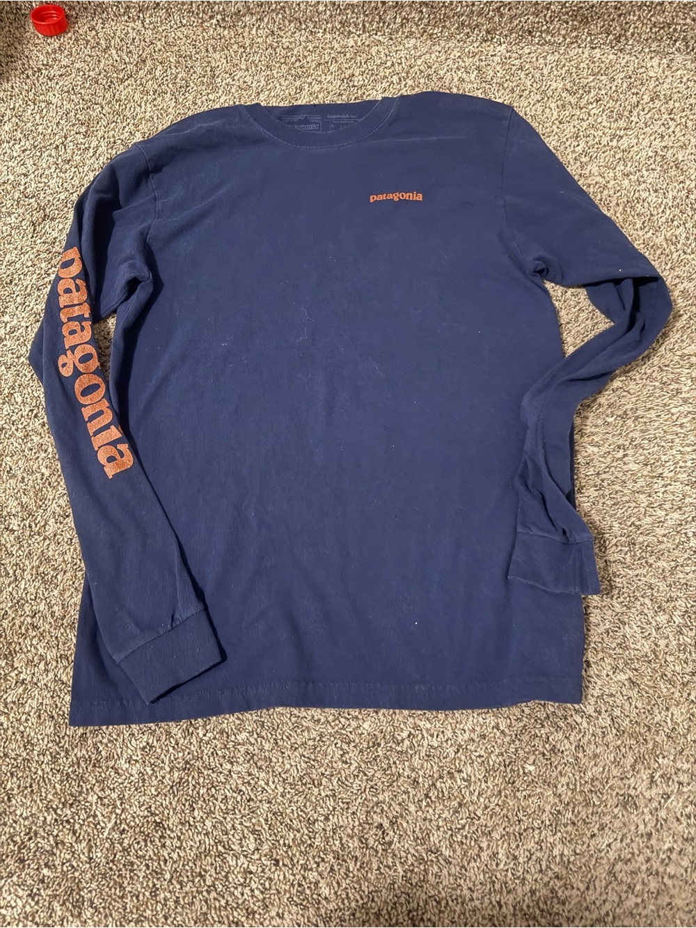 Patagonia Dark Blue Responsibili-Tee Long Sleeve Large